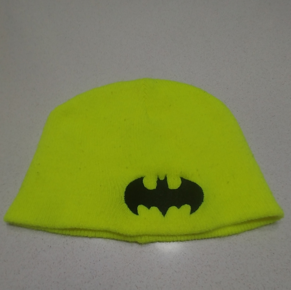 BATMAN logo beanie bright for halloween or anytime